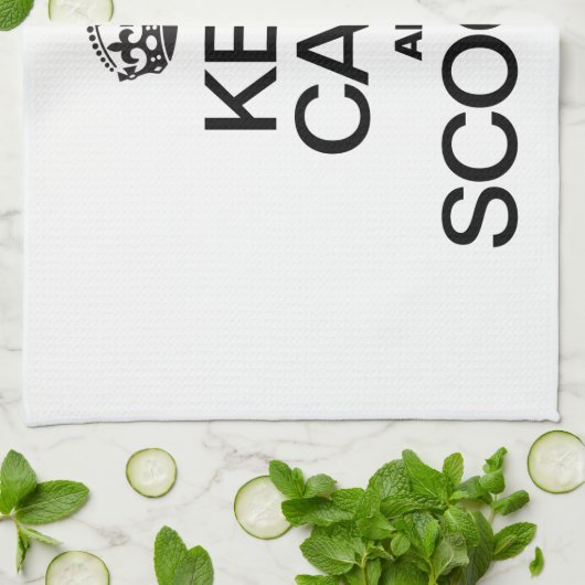 CALM UND SCOOTER behalten Küchentuch (Gefaltet)