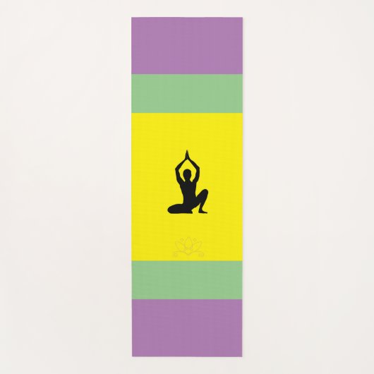 Calm und Serenity Release Yoga Mat Yogamatte (Vorderseite)