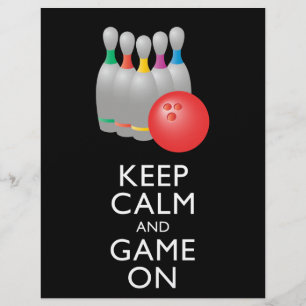 CALM UND SPIEL behalten - Bowling Flyer