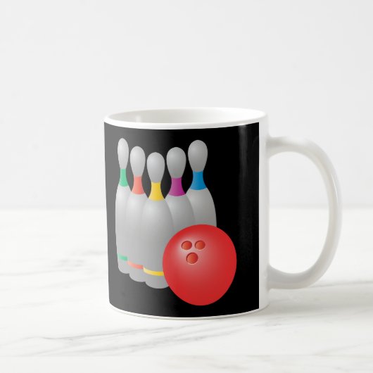 CALM UND SPIEL behalten - Bowling Kaffeetasse (Rechts)