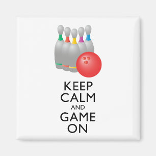CALM UND SPIEL behalten - Bowling Magnet