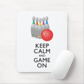 CALM UND SPIEL behalten - Bowling Mousepad (Mit Mouse)