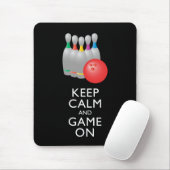 CALM UND SPIEL behalten - Bowling Mousepad (Mit Mouse)