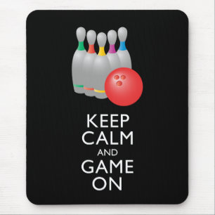 CALM UND SPIEL behalten - Bowling Mousepad