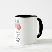 CALM UND SPIEL behalten - Bowling Tasse (VorderseiteRechts)