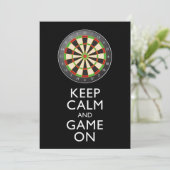 CALM UND SPIEL behalten - Dart Board (Stehend Vorderseite)