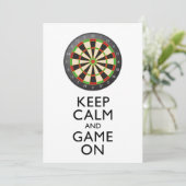 CALM UND SPIEL behalten - Dart Board (Stehend Vorderseite)