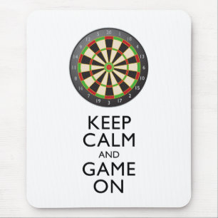 CALM UND SPIEL behalten - Dart Board Mousepad