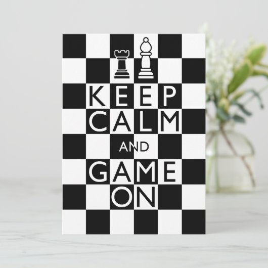 CALM UND SPIEL behalten - Schach (Stehend Vorderseite)