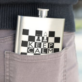 CALM UND SPIEL behalten - Schach Flachmann (Beispiel)