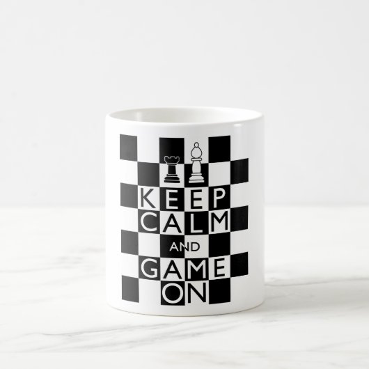 CALM UND SPIEL behalten - Schach Kaffeetasse (Mittel)