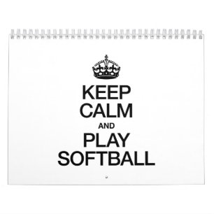CALM UND SPIELSOFTBALL behalten Kalender