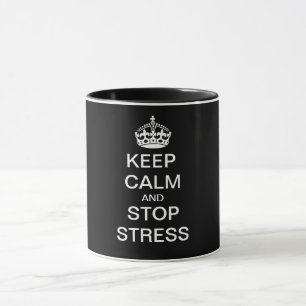 CALM- UND STOPP-STRESS behalten - personalisierter Tasse