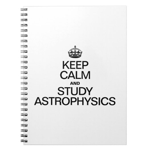CALM UND STUDIENASTROPHYSIK behalten Notizblock (Vorderseite)