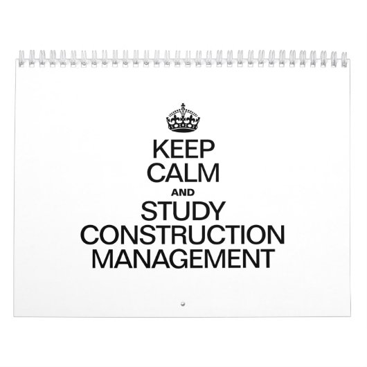 CALM- UND STUDIENBAUVERWALTUNG behalten Kalender (Titelbild)