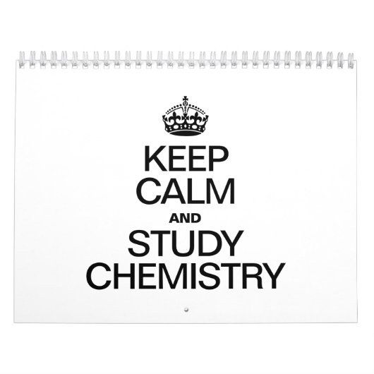 CALM- UND STUDIENCHEMISTRIE behalten Kalender (Titelbild)