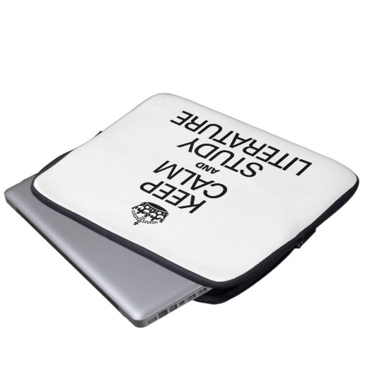 CALM- UND STUDIENLITERATUR behalten Laptopschutzhülle (Vorne Knopf)