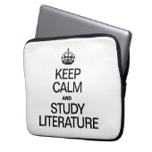 CALM- UND STUDIENLITERATUR behalten Laptopschutzhülle (Vorderseite Links)