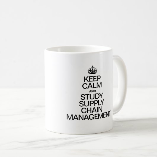 CALM- UND STUDIENVERSORGUNGSKETTENMANAGEMENT behal Kaffeetasse (VorderseiteRechts)