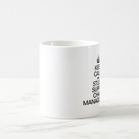 CALM- UND STUDIENVERSORGUNGSKETTENMANAGEMENT behal Kaffeetasse (Mittel)