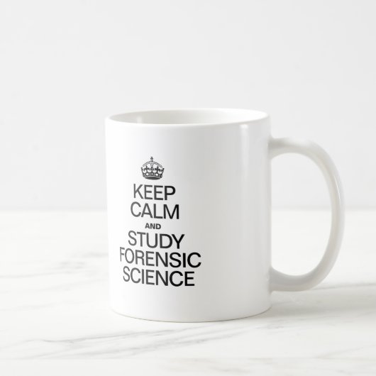 CALM UND STUDIEREN IN DER WISSENSCHAFT behalten Kaffeetasse (Rechts)