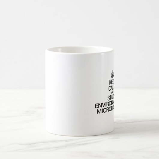 CALM UND STUDIERENDE UMWELTMIKROBIOLOGIE behalten Kaffeetasse (Mittel)