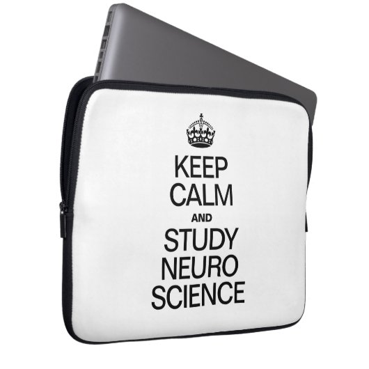 CALM UND STUDIERUNG DER NEURO-WISSENSCHAFT behalte Laptopschutzhülle (Vorne Rechts)