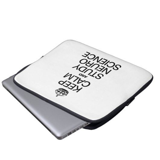 CALM UND STUDIERUNG DER NEURO-WISSENSCHAFT behalte Laptopschutzhülle (Vorne Knopf)