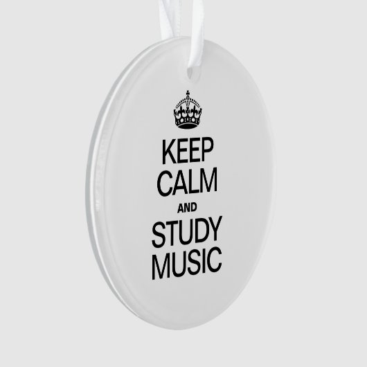 CALM UND STUDMUSIK behalten Ornament (Vorderseite)