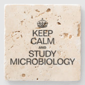 CALM UND STUDY MIKROBIOLOGIE behalten Steinuntersetzer (Vorderseite)