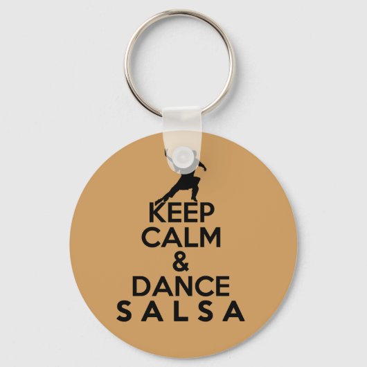 CALM- UND TANZSALSA-Geschenk behalten Schlüsselanhänger (Vorderseite)