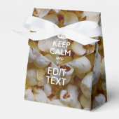 CALM UND Text auf Popcorn behalten Geschenkschachtel (Vorderseite)