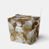 CALM UND Text auf Popcorn behalten Geschenkschachtel (Vorderseite)