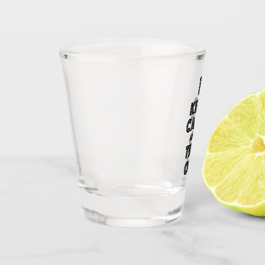 Calm und Tiki Behalten Schnapsglas (Links)