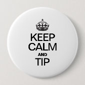 CALM UND TIPP behalten Button (Vorderseite)