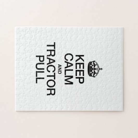 CALM UND TRACTOR PULL behalten Puzzle (Horizontal)