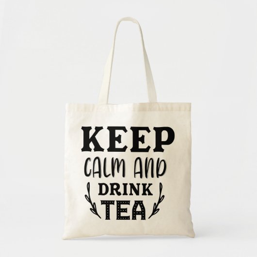 CALM UND TRINKTEE behalten Tragetasche (Vorne)