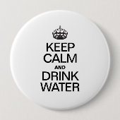 CALM UND TRINKWASSER behalten Button (Vorderseite)
