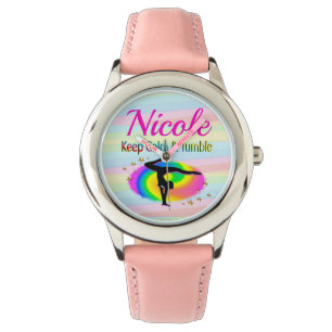CALM- UND TUMBLE GYMNASTICS-DESIGN behalten Armbanduhr