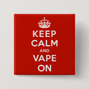 Calm und Vape auf Behalten Button