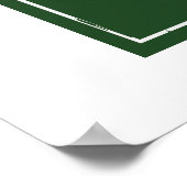 Calm und Veg On behalten Poster (Ecke)