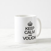 CALM UND VOUCH behalten Kaffeetasse (VorderseiteRechts)