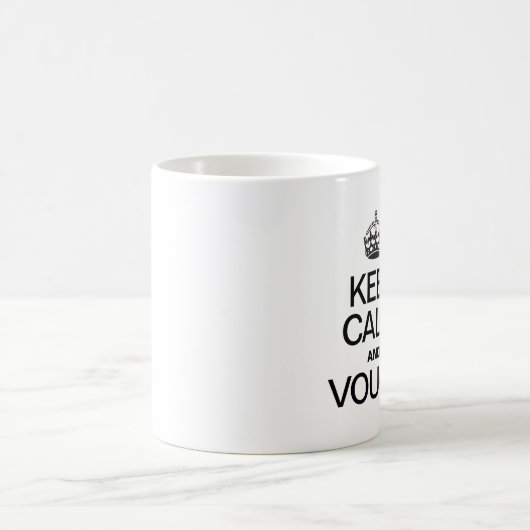 CALM UND VOUCH behalten Kaffeetasse (Mittel)