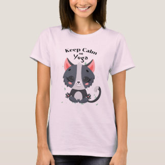 Calm und Yoga CAT 2 behalten T-Shirt