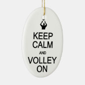 Calm & Volley behalten auf Ornament, anpassen Keramik Ornament (Rechts)