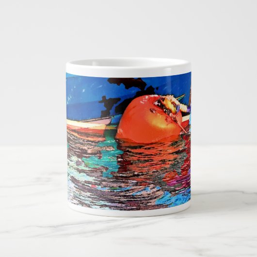 CALM WASSER Jumbo-Tasse (Vorderseite)
