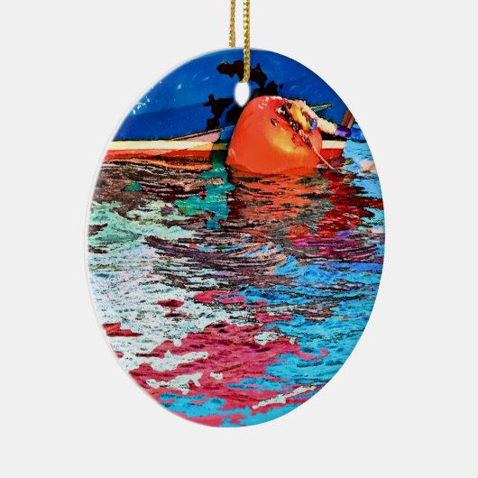 CALM WASSER KERAMIKORNAMENT (Rechts)