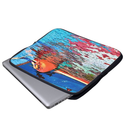 CALM WASSER LAPTOPSCHUTZHÜLLE (Vorne Knopf)