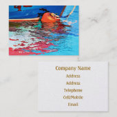 CALM WASSER VISITENKARTE (Vorne/Hinten)