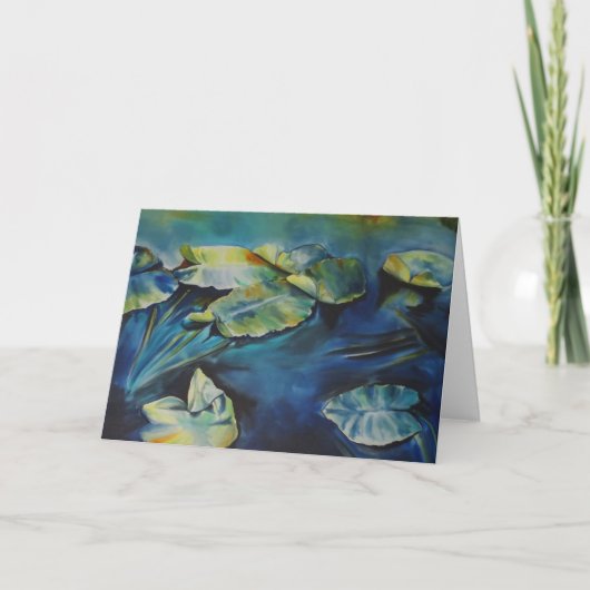 Calm Water Greeting Card Karte (Vorderseite)